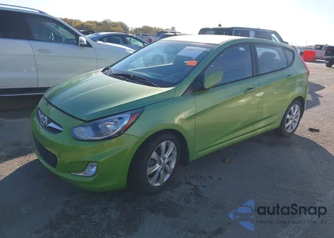 2013 Hyundai Accent Se from USA, damaged, VIN KMHCU5AE4DU076744